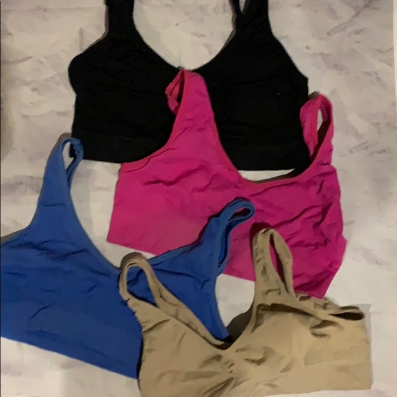 Other - Sports bra soft cup bra tank wireless L Large